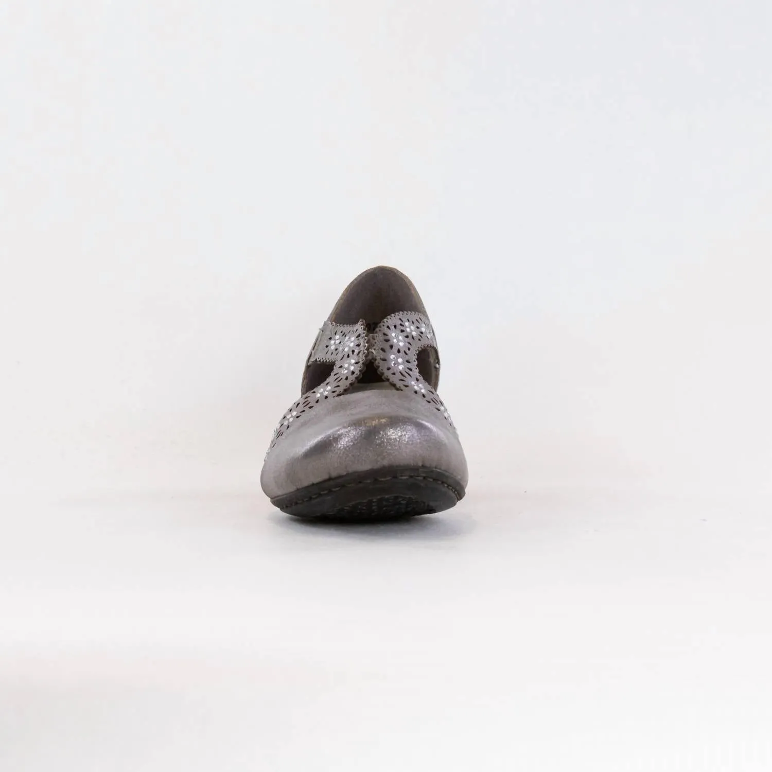 Mariah Shoe In Grey Metallic