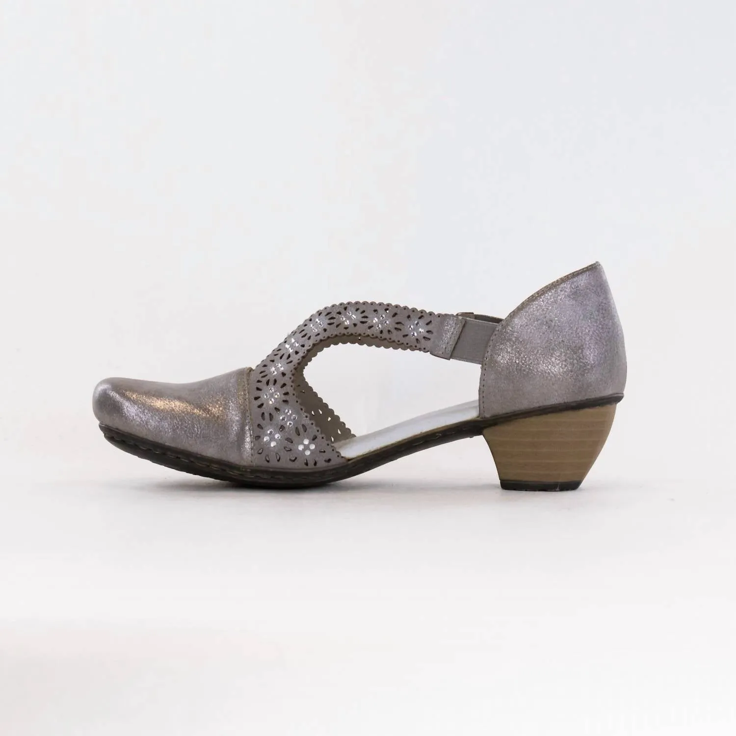 Mariah Shoe In Grey Metallic