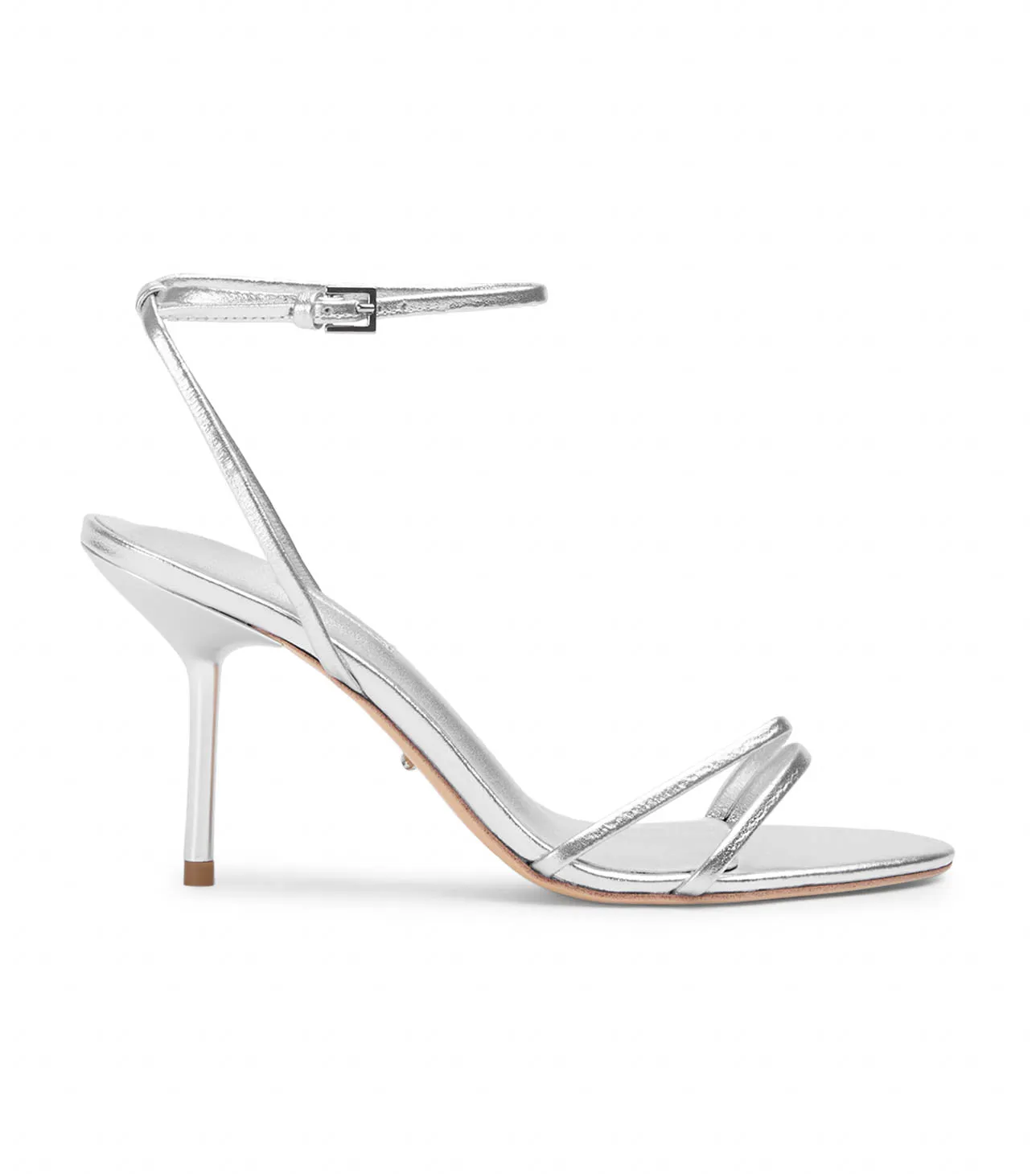 Mariah Silver Nappa Metallic