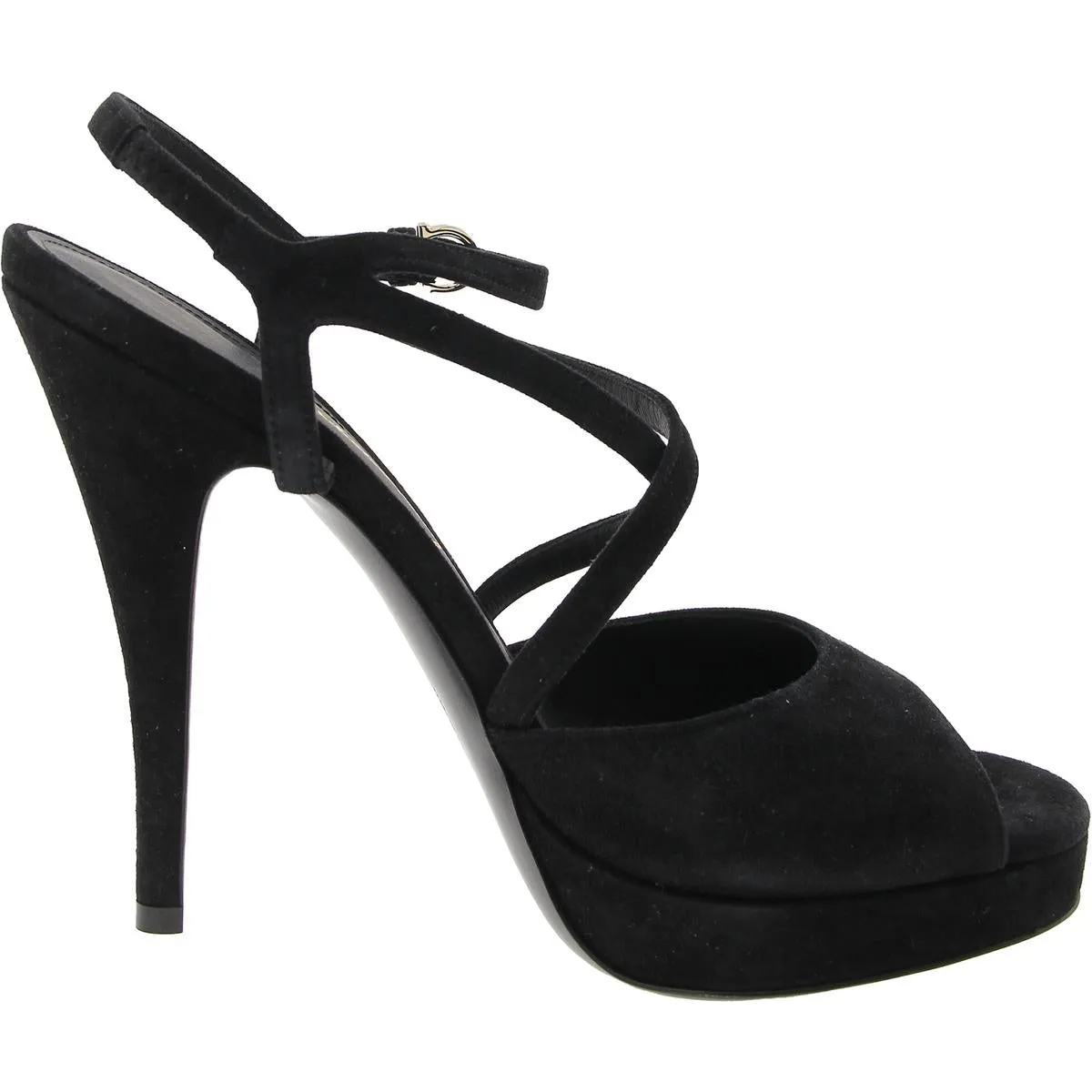 MARIKA Womens Block Heel Manmade Ankle Strap