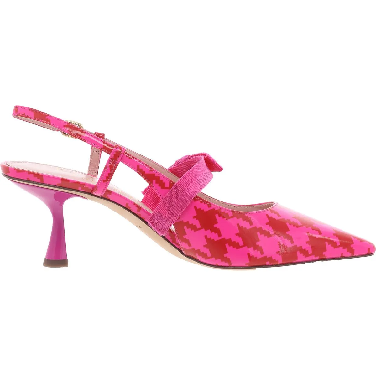 Maritza Womens Buckle Slingback Heels