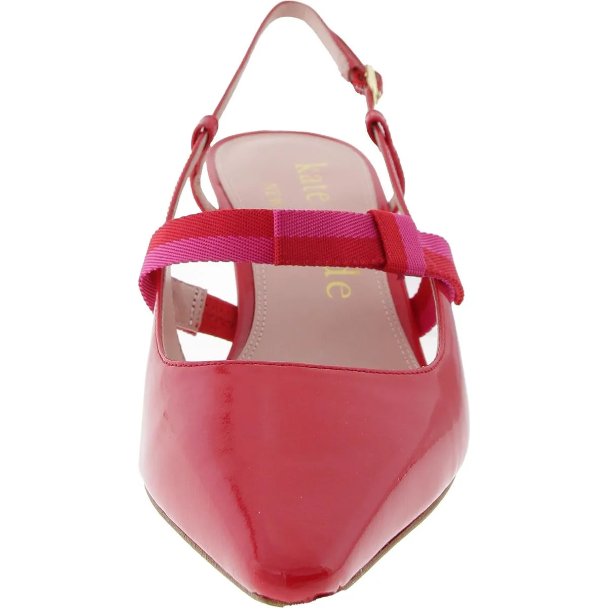 Maritza Womens Buckle Slingback Heels
