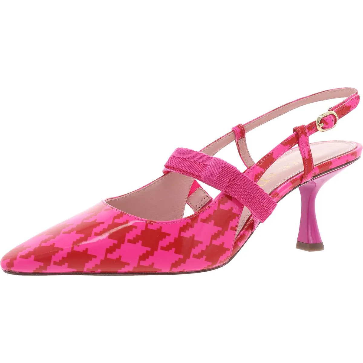 Maritza Womens Buckle Slingback Heels