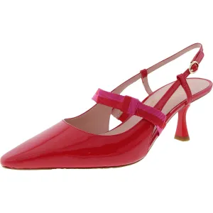 Maritza Womens Buckle Slingback Heels