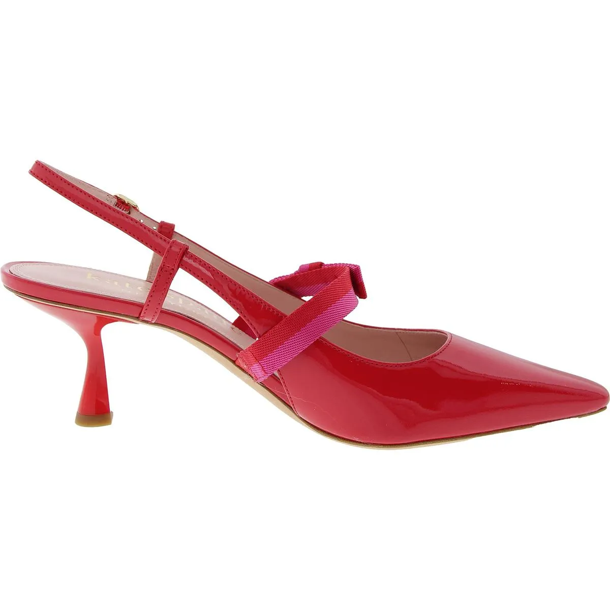 Maritza Womens Buckle Slingback Heels