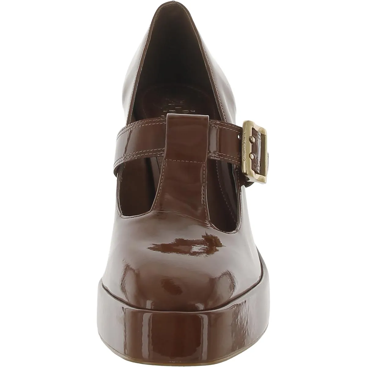 Marocean Womens Patent Leather Platform Mary Jane Heels