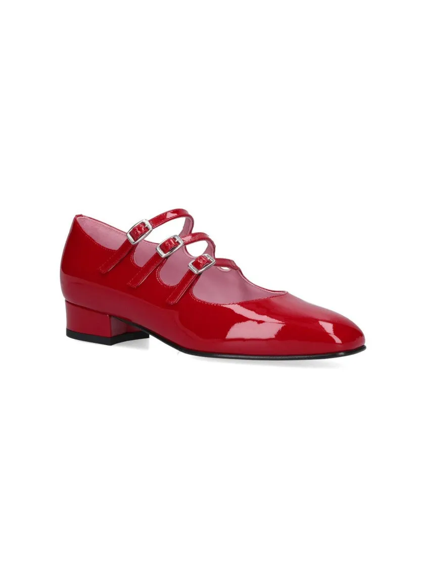Mary Jane Pumps "Ariana" In Red Patent Leather