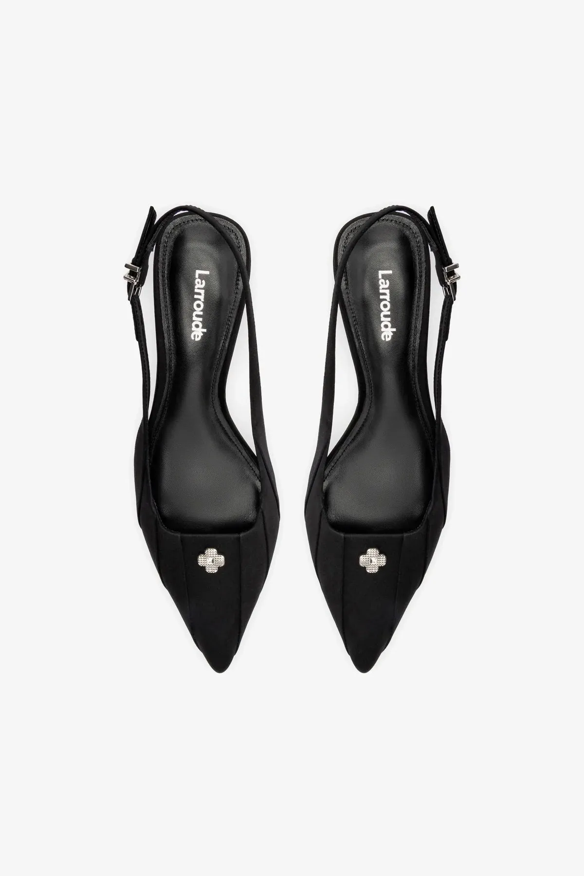 Maxine Pump In Black Fabric