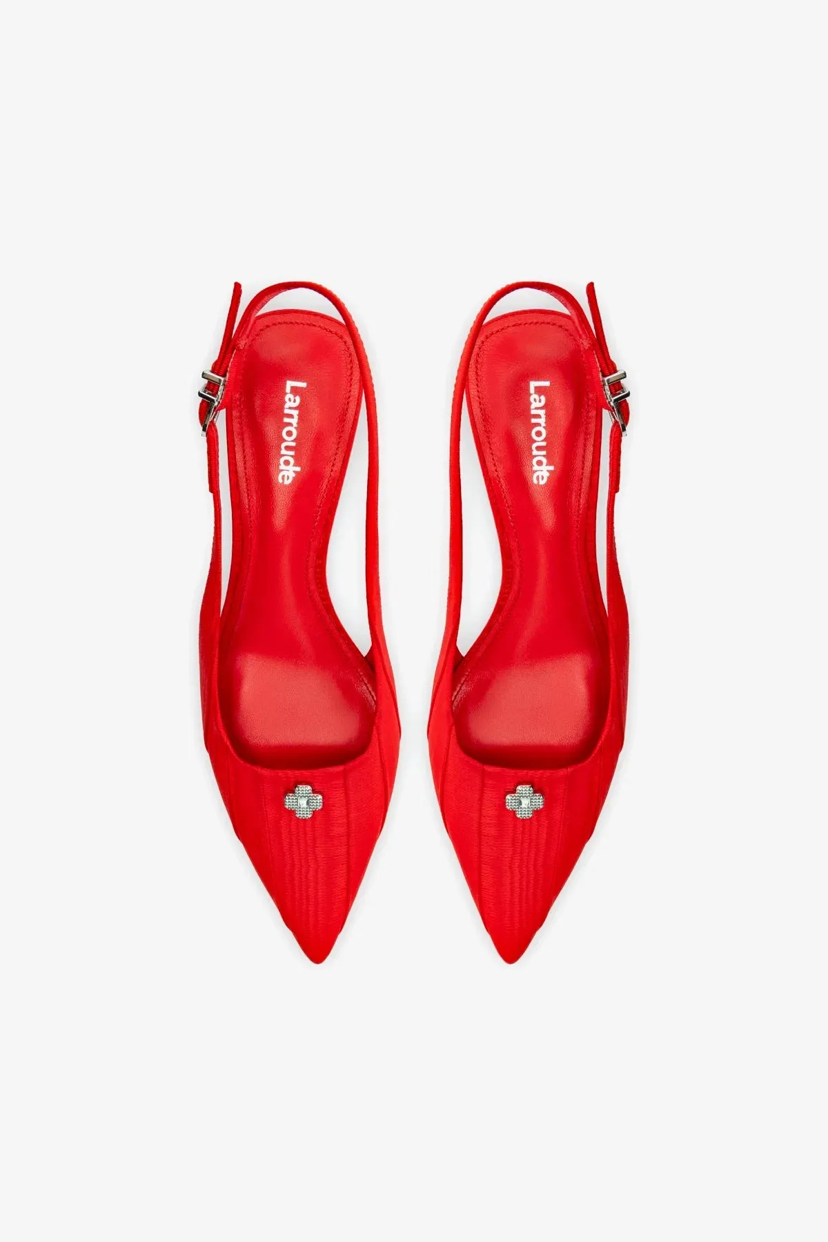 Maxine Pump In Red Fabric