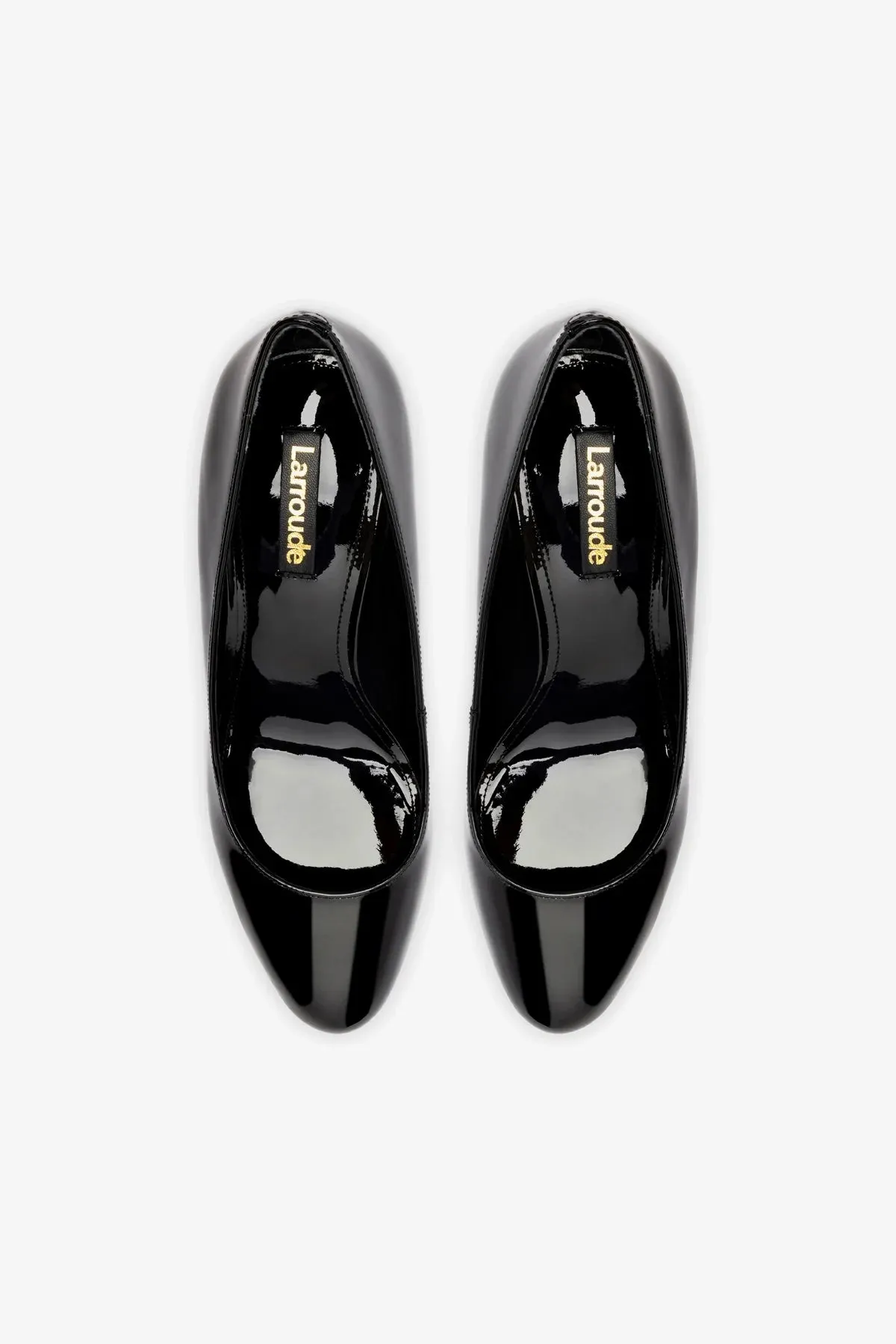 Michelle Lo Pump In Black Patent Leather
