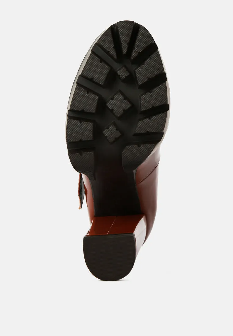 millenial bug patent high heeled mary jane shoes