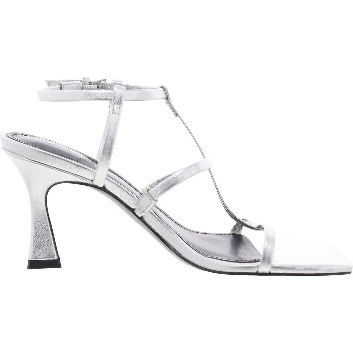 MLDENNIE Womens Strappy Manmade Ankle Strap