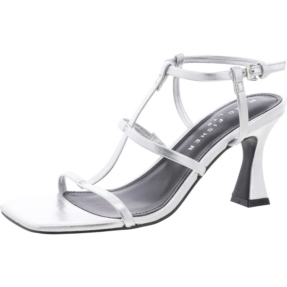 MLDENNIE Womens Strappy Manmade Ankle Strap