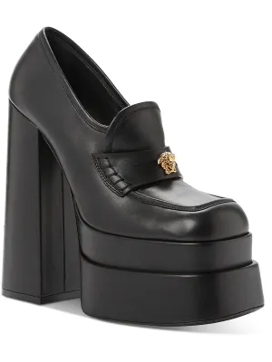 Mocassino Vitellino Womens Leather Loafer Heels
