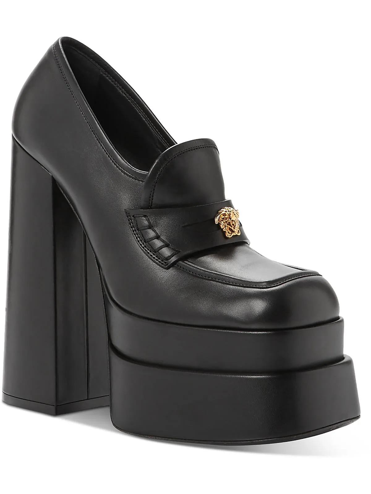 Mocassino Vitellino Womens Leather Loafer Heels