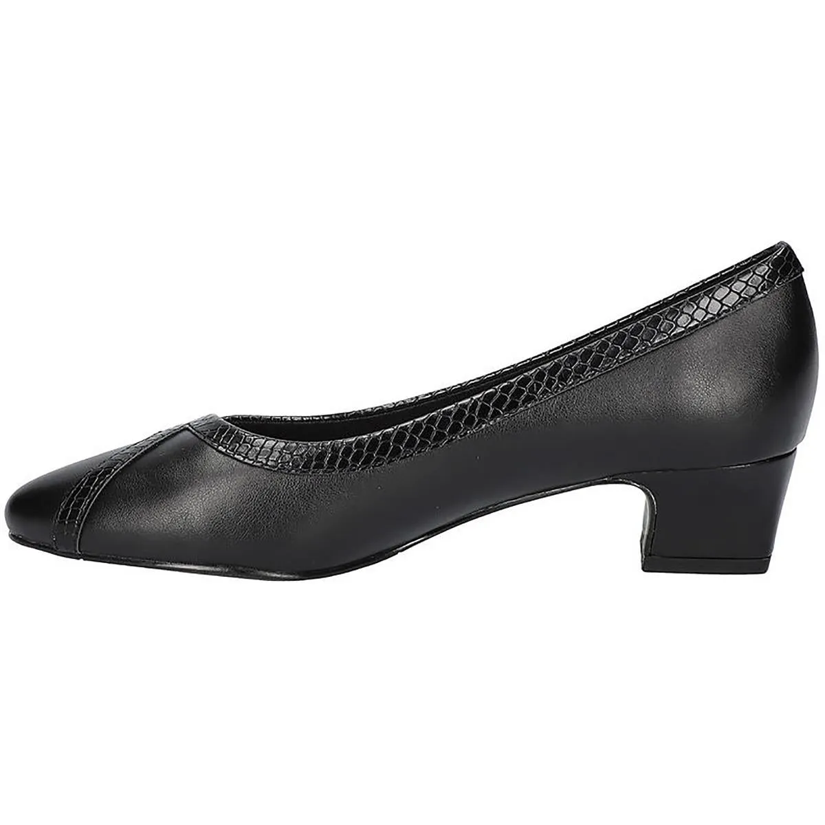 Myrtle Womens Faux Leather Embossed Pumps
