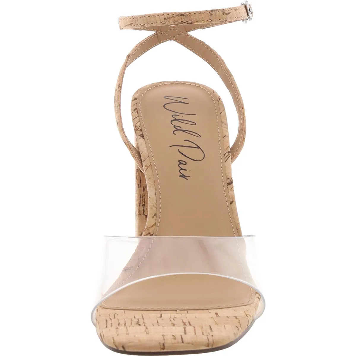 Nataliah  Womens Adjustable Vinyl Block Heels