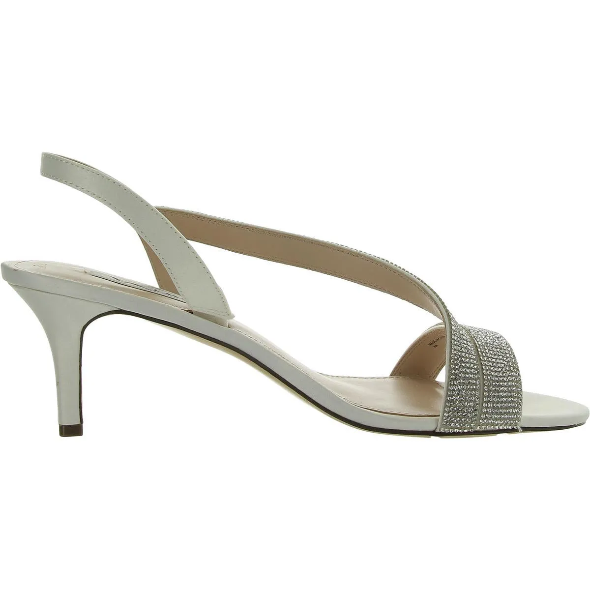 Nieve Womens Dressy Open Toe Slingback Heels