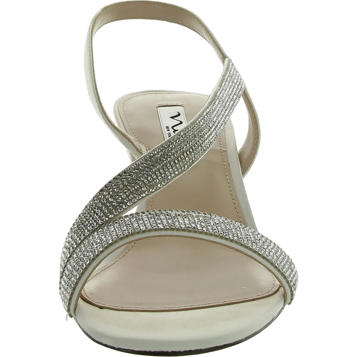 Nieve Womens Dressy Open Toe Slingback Heels