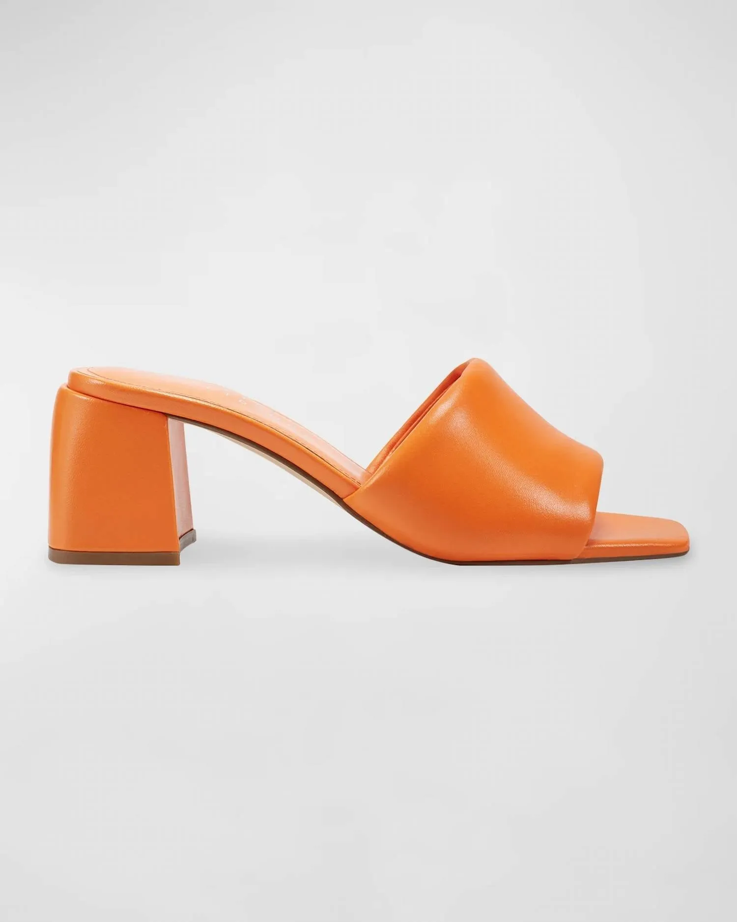 Nombra Block Heel Sandal In Orange