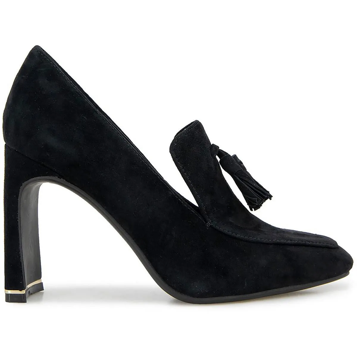 Nova Womens Tassel Man Made Block Heels