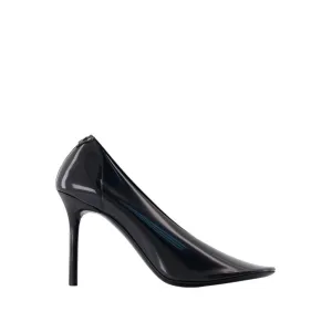 Nude Stilettos Pumps - Pvc - Black