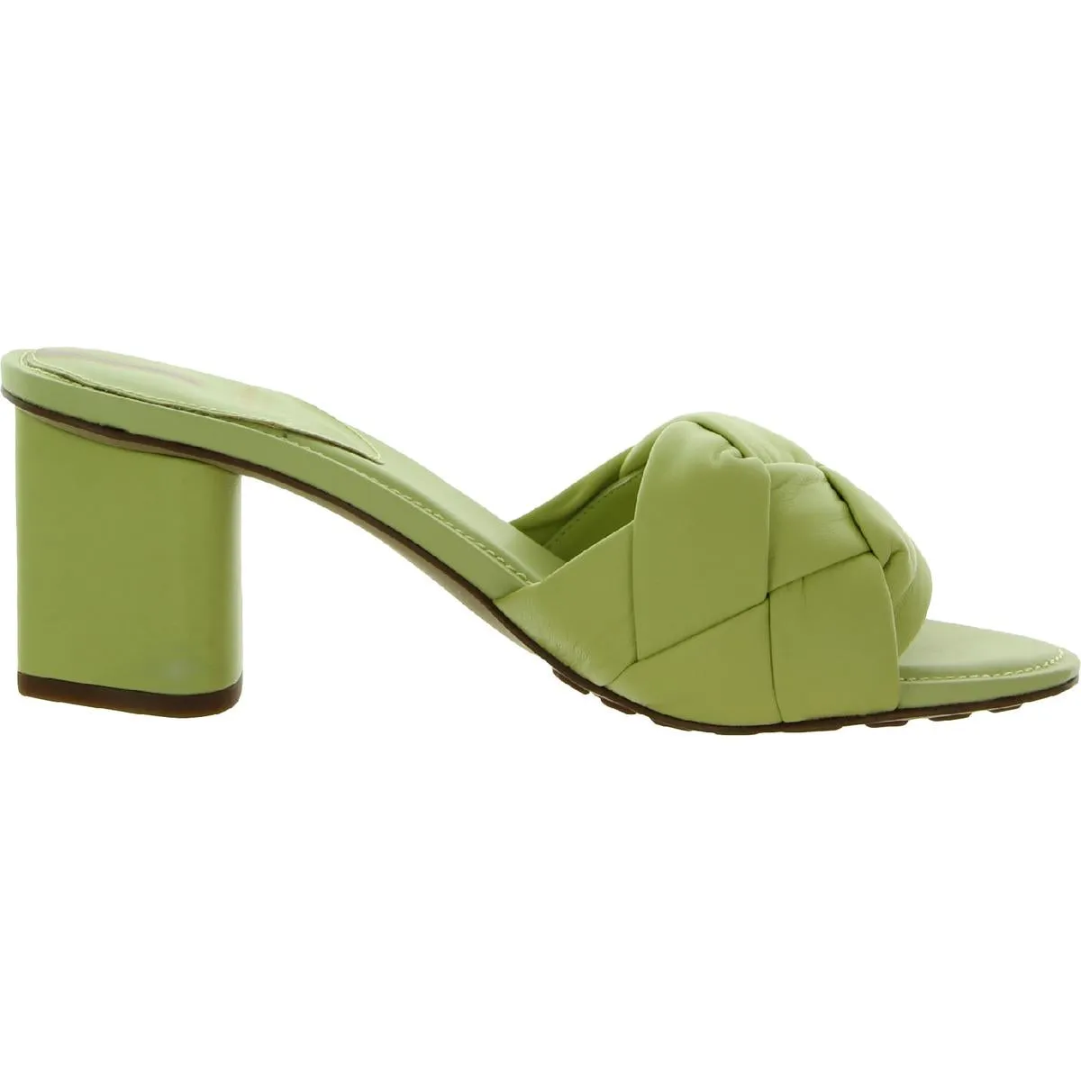 Oaklie Womens Leather Slip On Heels