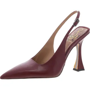 ODETTE Womens Strappy Leather Slingback Heels
