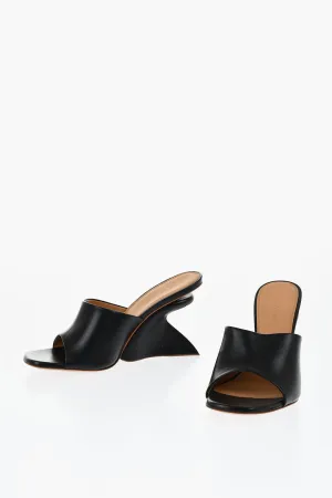Off-White Open-Toe Jug Mules Wedge 10 Cm