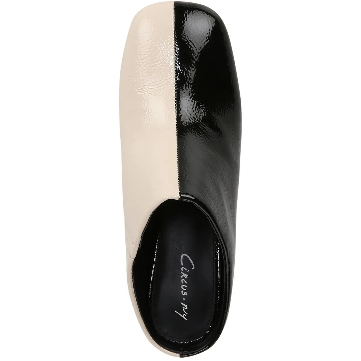 Olsen Womens Patent Slip-On Mules