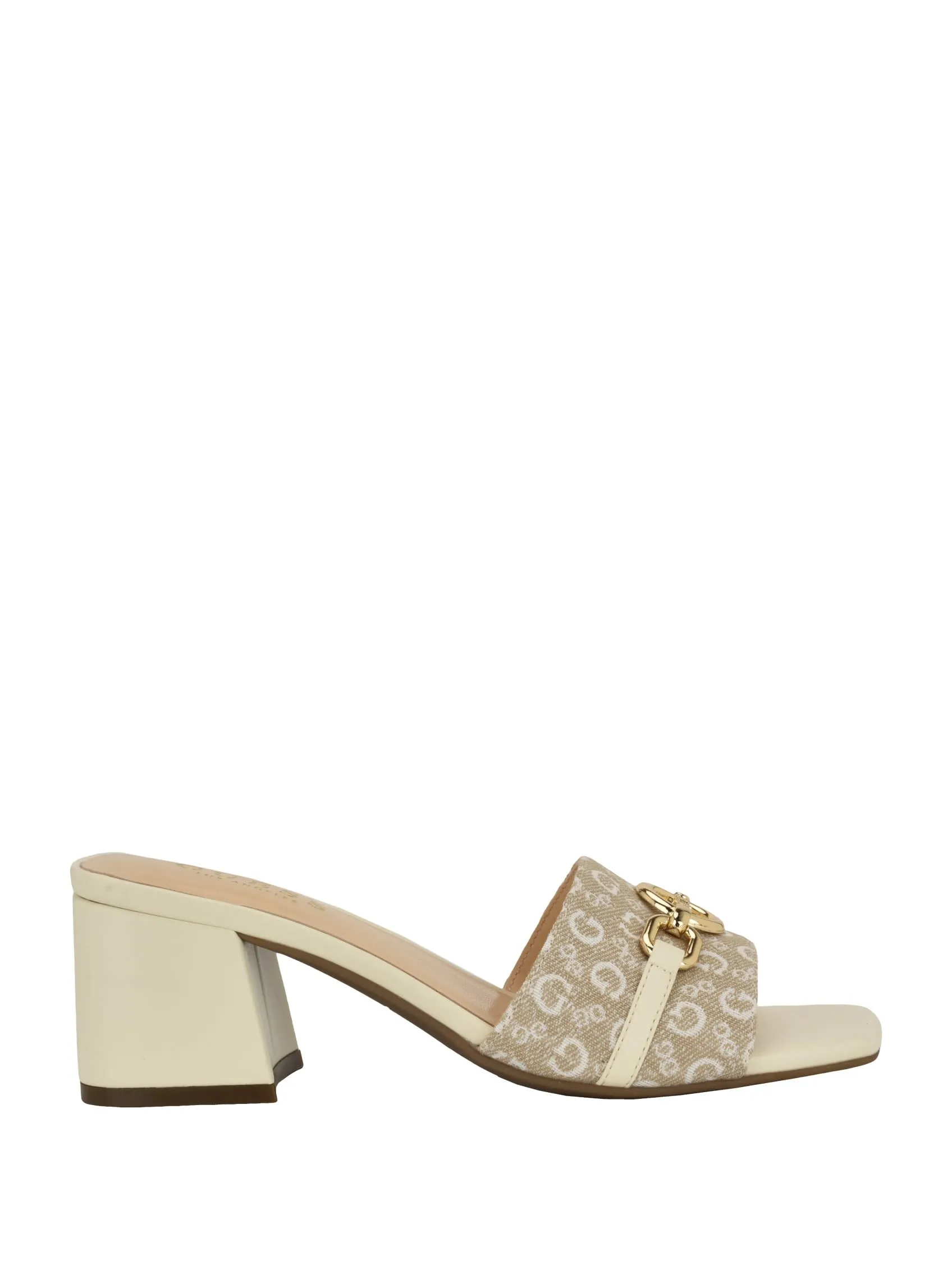 Oney Circle Logo Block Heels