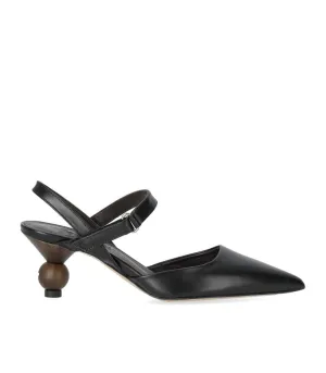Palo Black Slingback Pump