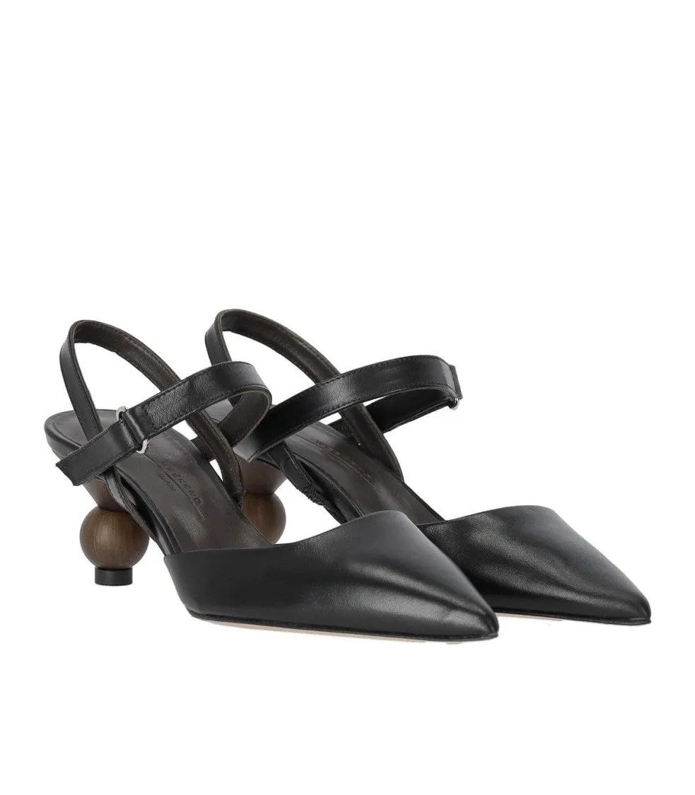 Palo Black Slingback Pump