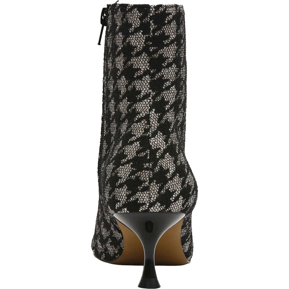 Parkker Womens Houndstooth Pointed Toe Kitten Heels