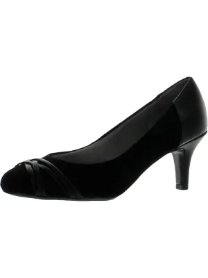 Pascal Womens Comfort Insole Slip On Dress Heels