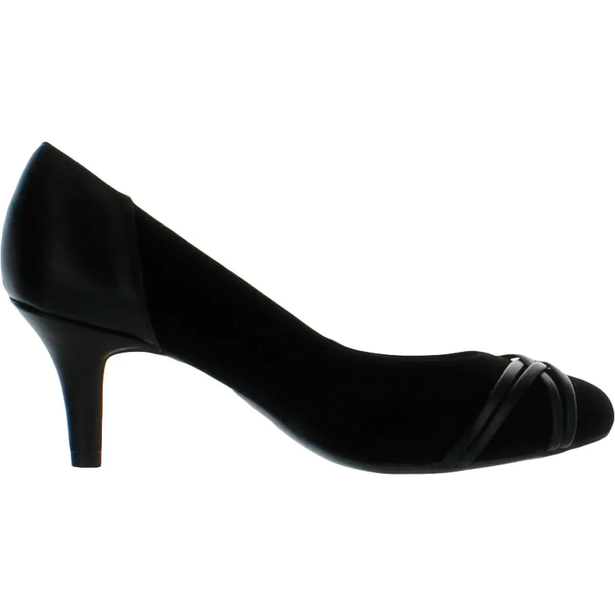 Pascal Womens Comfort Insole Slip On Dress Heels