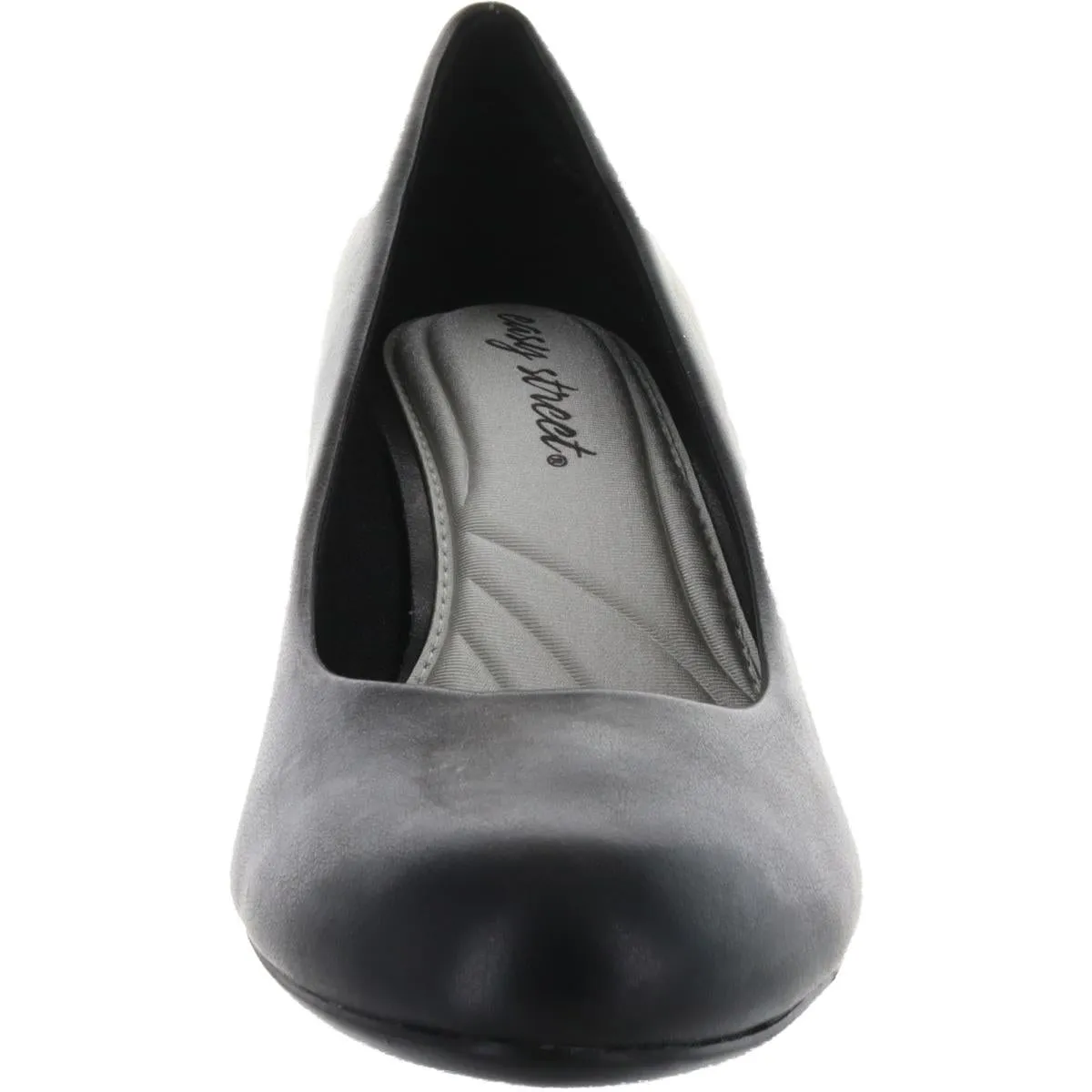 Passion Womens Faux Leather Comfort Dress Heels