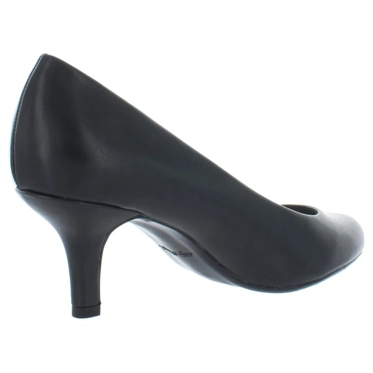 Passion Womens Solid Round Toe Pumps