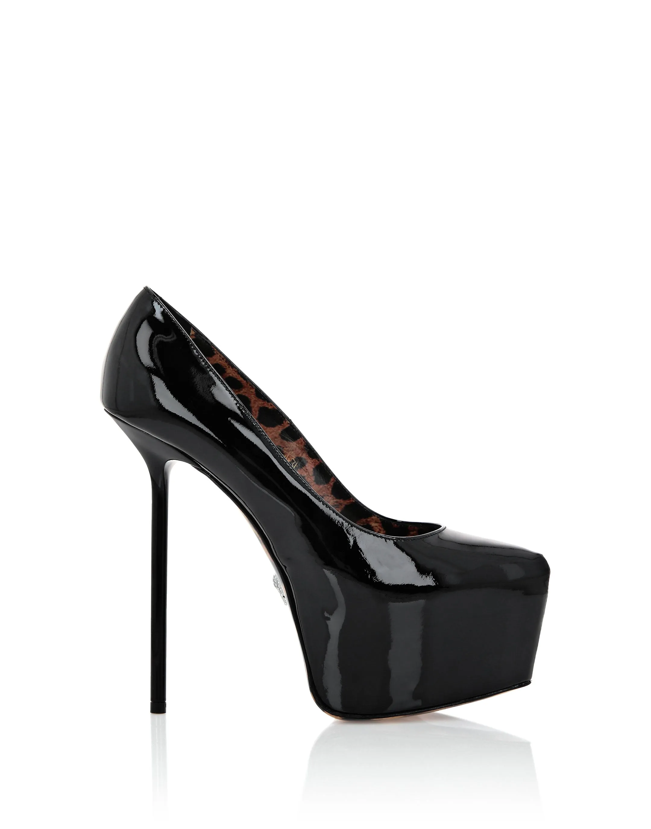 Patent Leather Platform Pumps