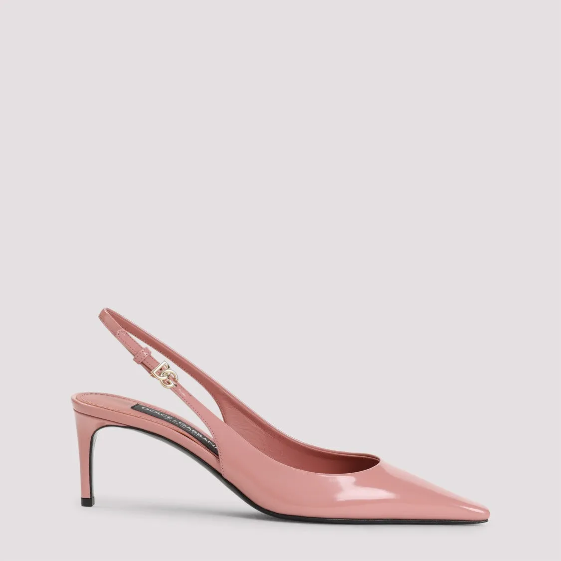 Pink Calf Leather Slingback