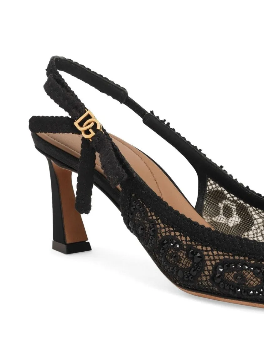 Pointed Toe Slingback Pumps