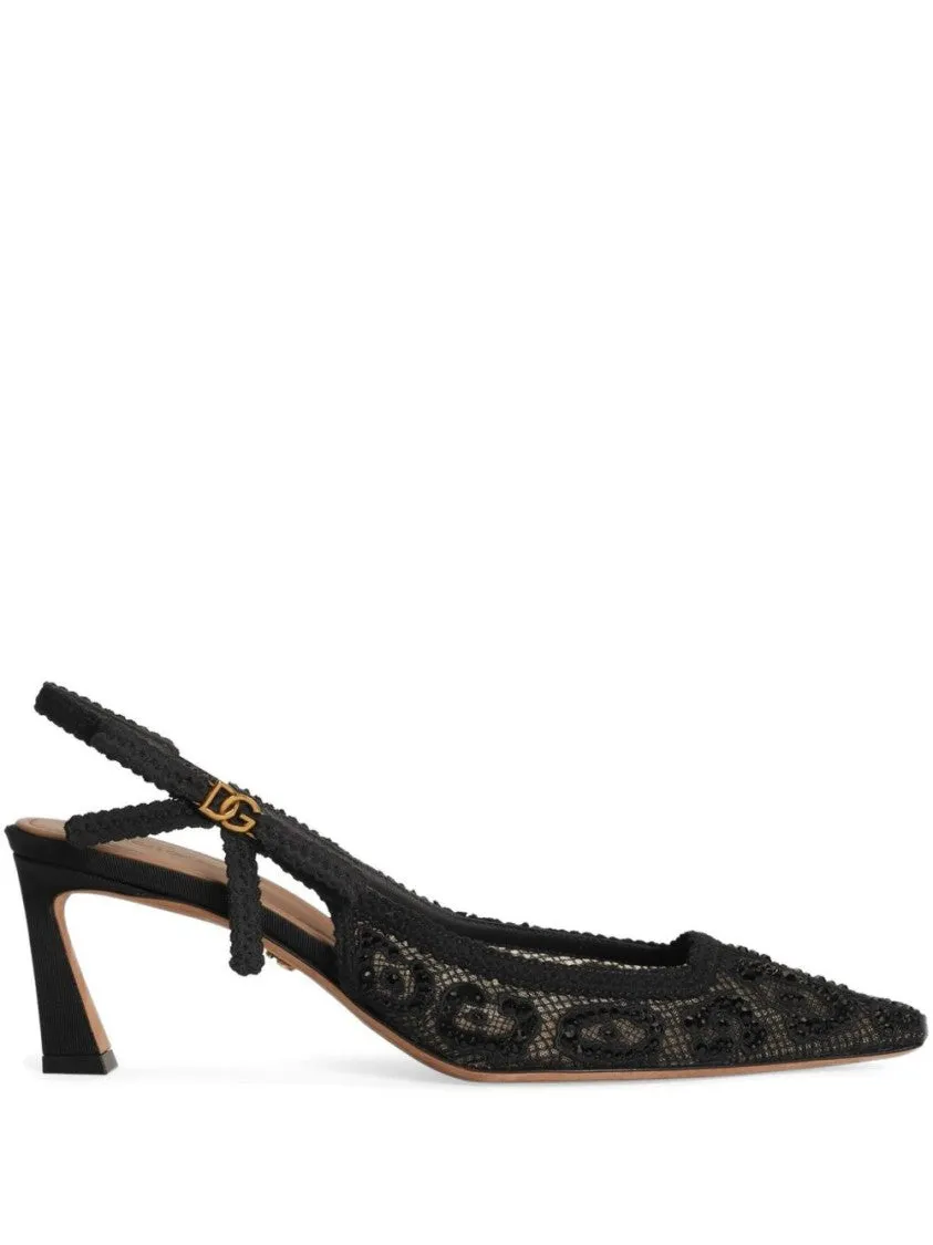 Pointed Toe Slingback Pumps
