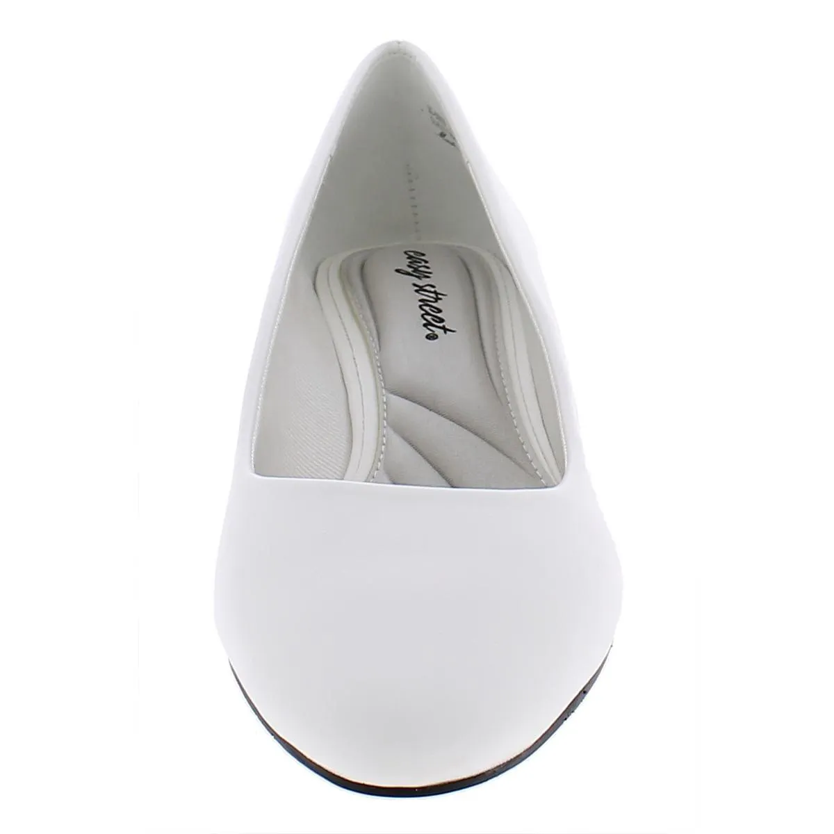 Prim Womens Faux Leather Slip On Pumps