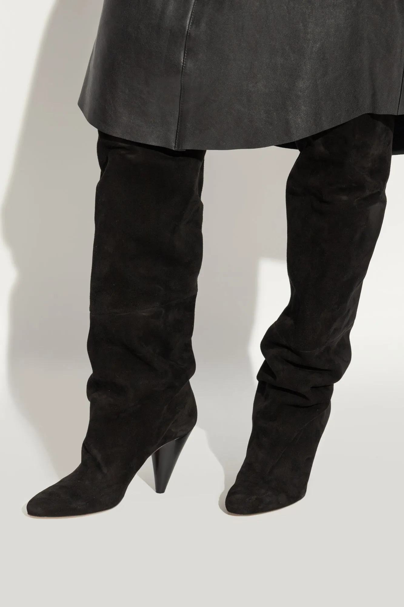 Proenza Schouler Leather Boots In Black - 38.5