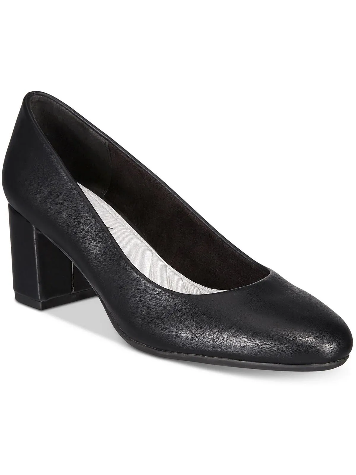 Proper Womens Faux Suede Round Toe Dress Pumps