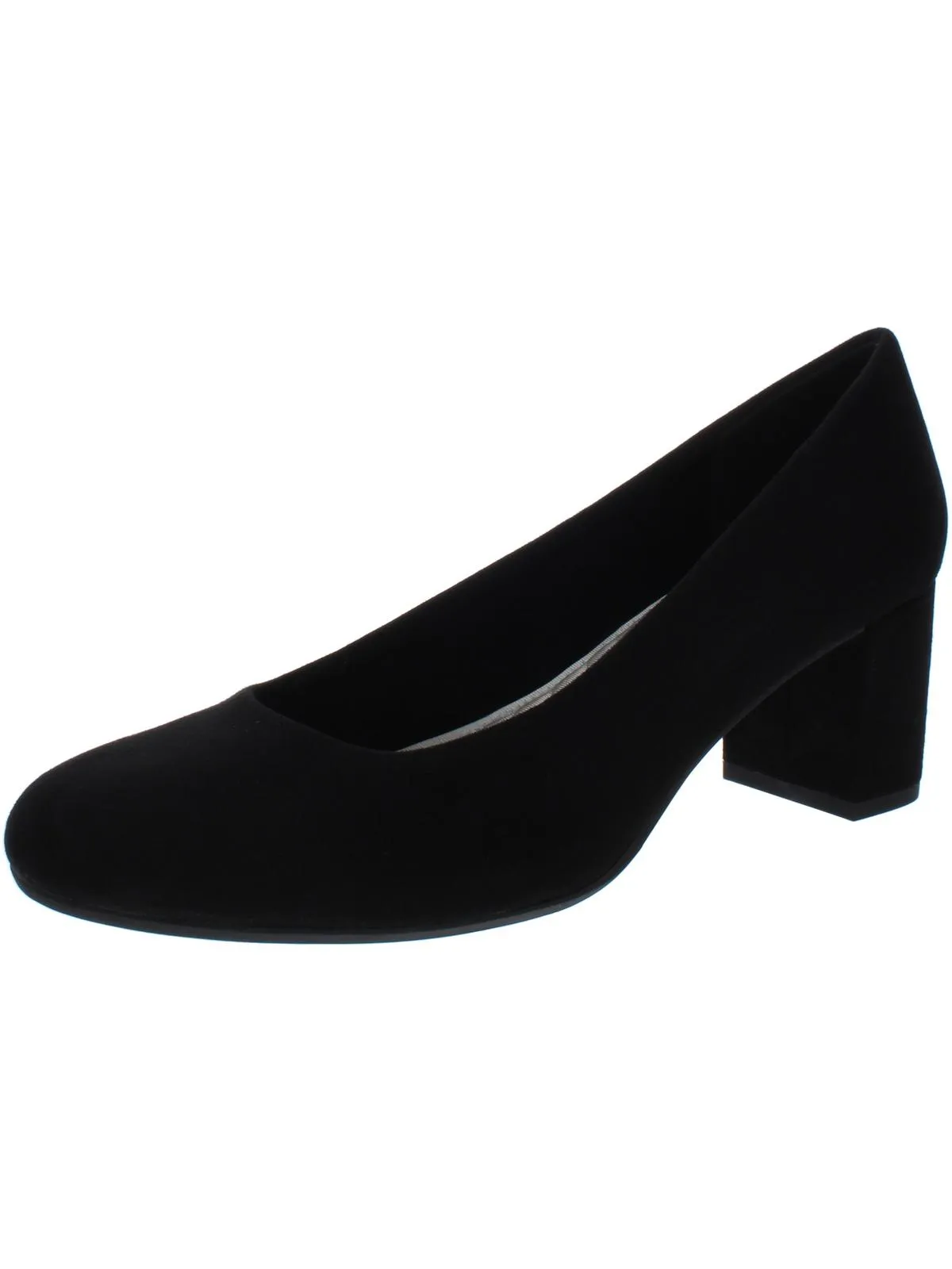 Proper Womens Faux Suede Round Toe Dress Pumps