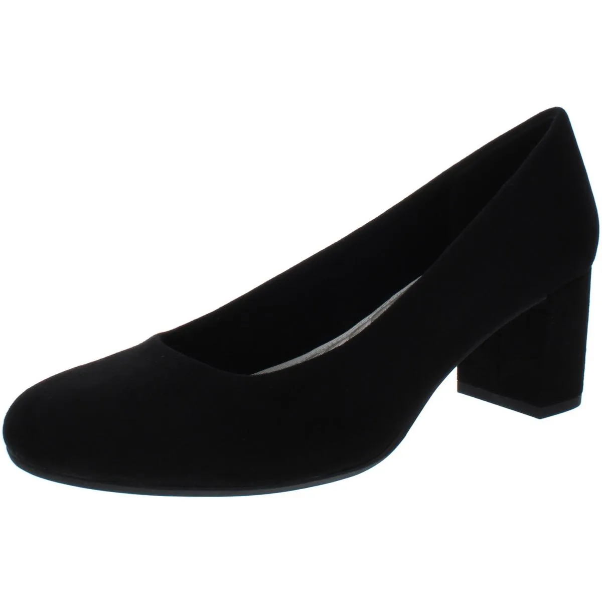 Proper Womens Faux Suede Round Toe Dress Pumps