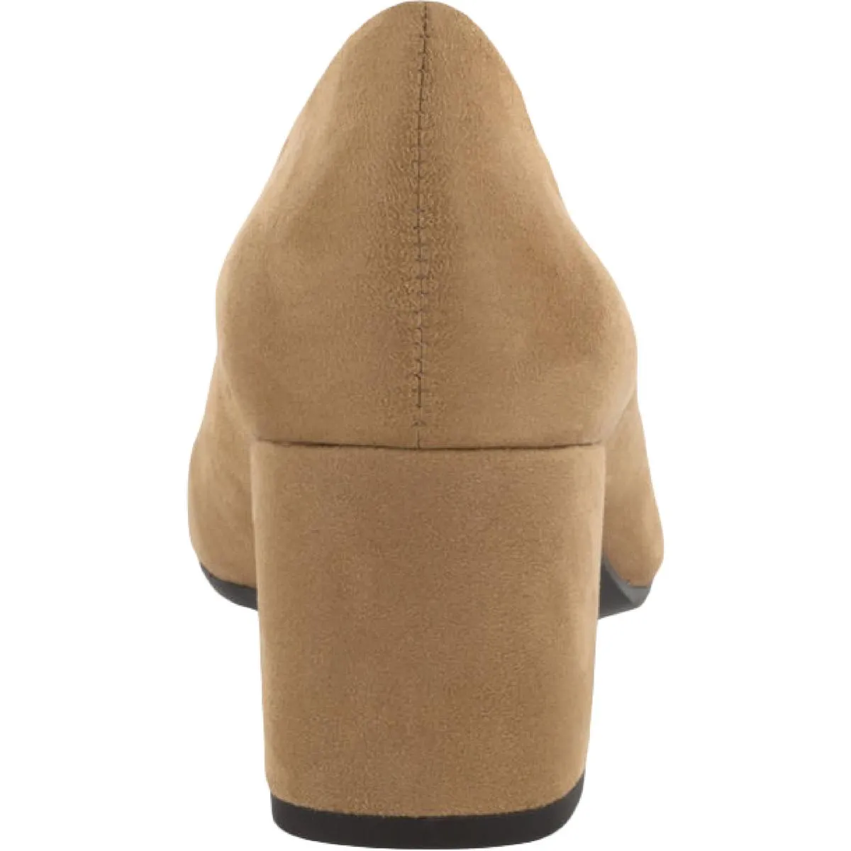 Proper Womens Faux Suede Slip On Heels
