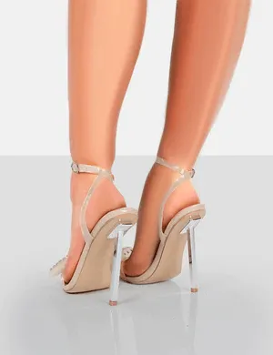 PUBLIC DESIRE - ELEVATE NUDE HEELS