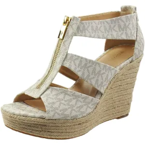 PW15K Womens Pattern Manmade Wedge Heels